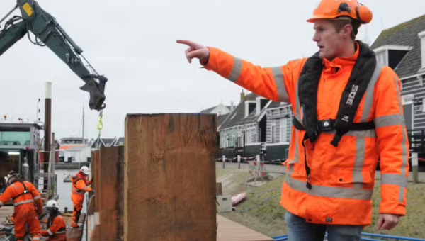Havenwerkzaamheden Marken: ‘Sommige bewoners brachten ons zelfs koffie’